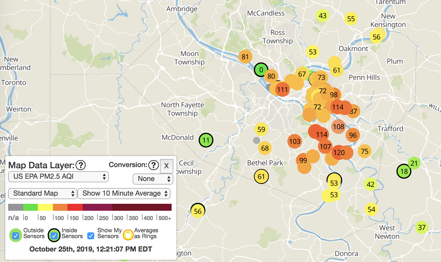 Purple air monitors – Pittsburgh Neighbors for Clean Air